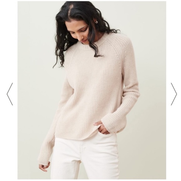 NEW! Jenni Kayne Cashmere Fisherman Sweater - Picture 3 of 15